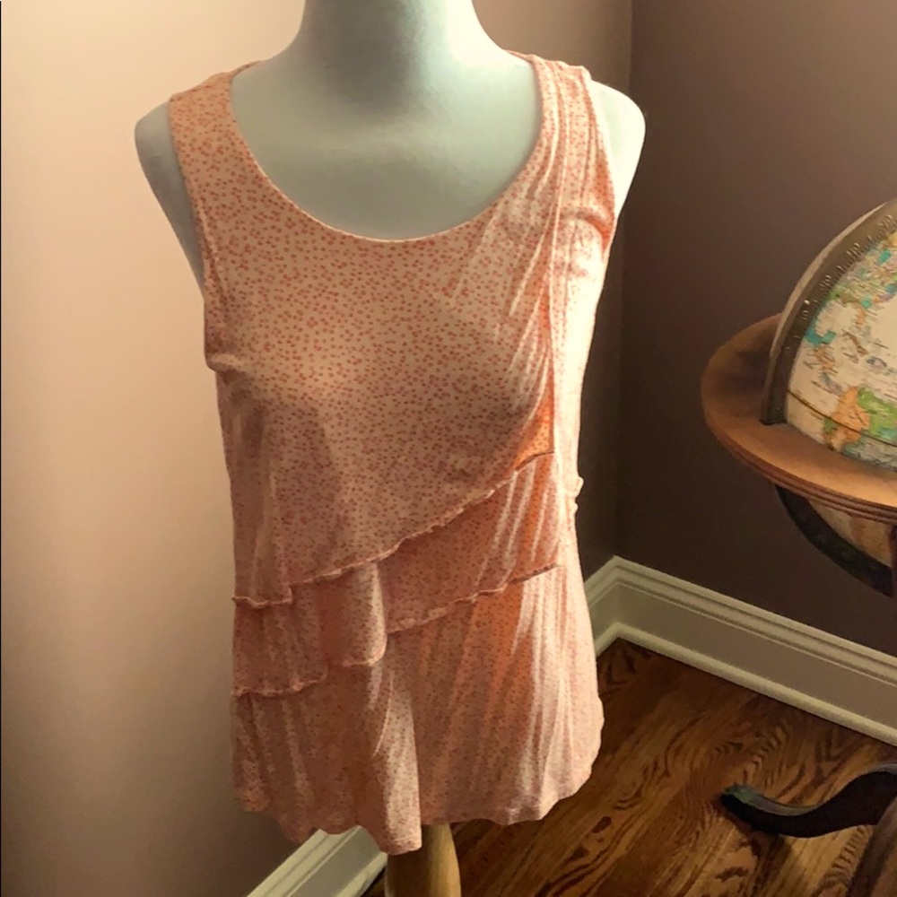 Ann Taylor cute layered summer top, medium